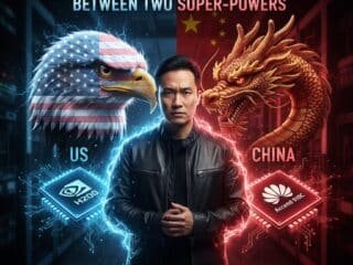 Jensen Huang — The Man Caught Between Two Super-Powers